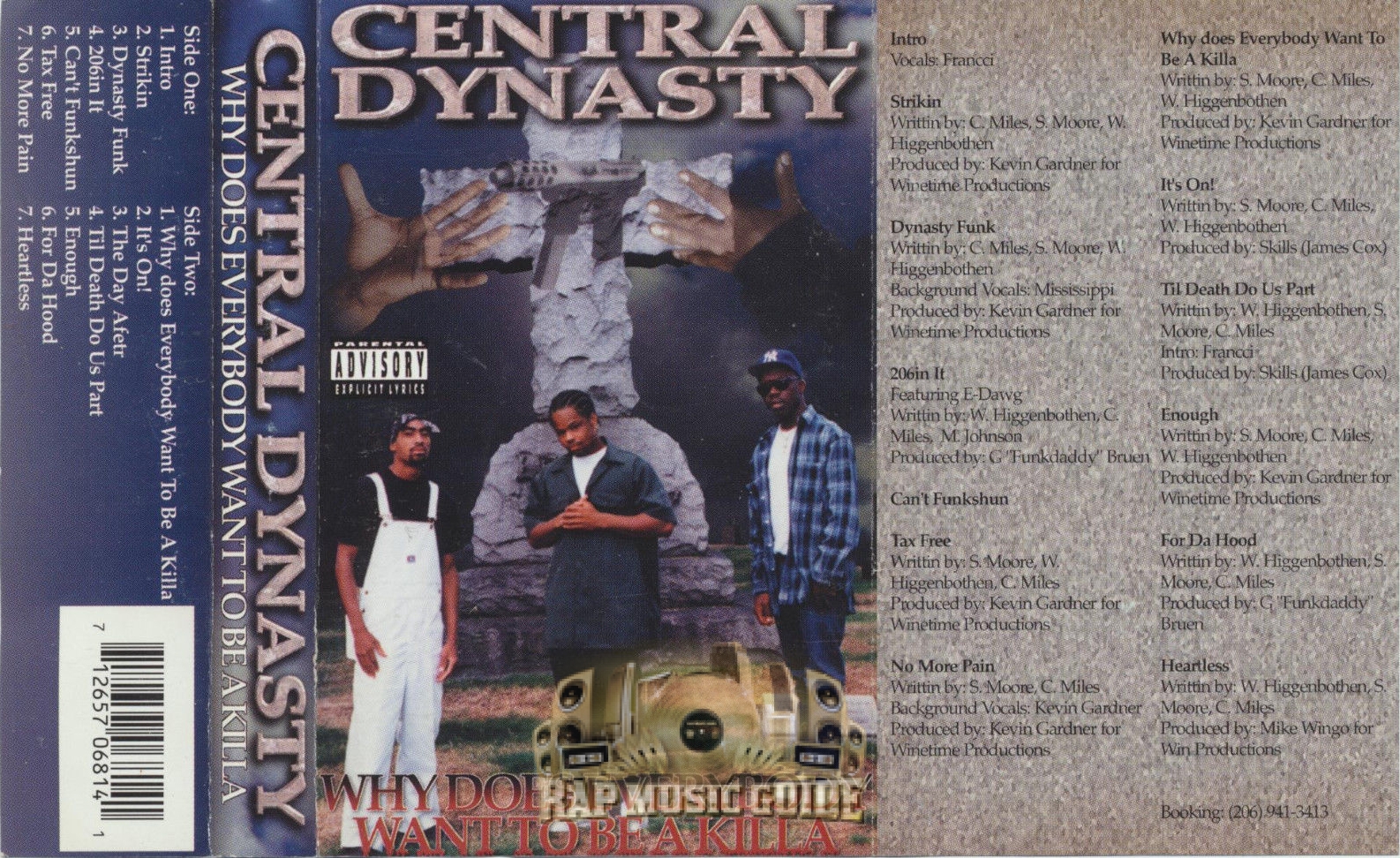 洋楽 CENTRAL DYNASTY - WHY DOES EVERYBODY WAN Central Dynasty - Why Does Everybody Want To Be A Killa